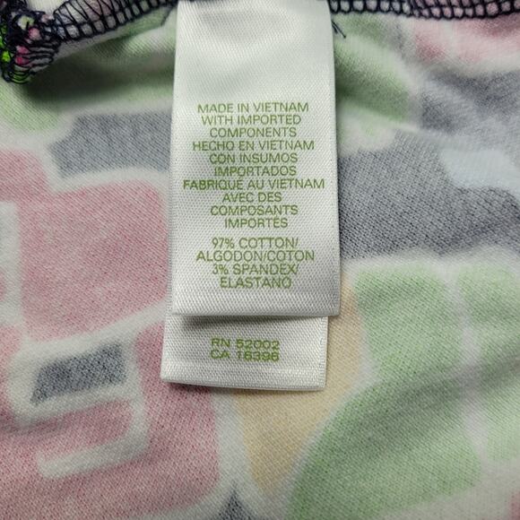 Lizgolf Geometric Print Quarter Zip Sleeveless Top size Large - Picture 6 of 6